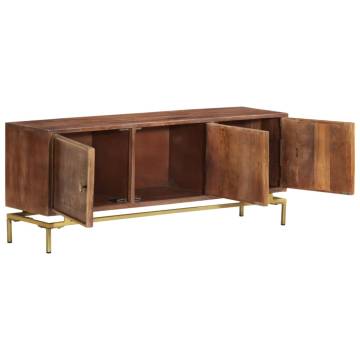 TV Cabinet 120x30x46 cm Solid Mango Wood