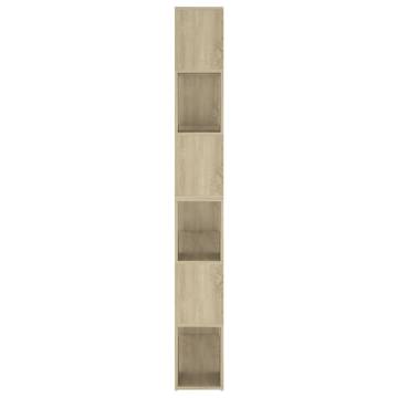 Book Cabinet Room Divider Sonoma Oak 100x24x188 cm