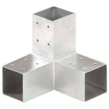 Post Connector Y Shape Galvanised Metal 71x71 mm