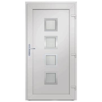 Front Door Anthracite 88x200 cm PVC