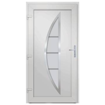 Front Door Anthracite 98x190 cm PVC