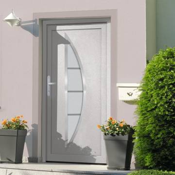 Front Door White 98x190 cm PVC