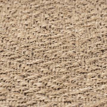 Rug 160 cm Jute Look Indoor and Outdoor