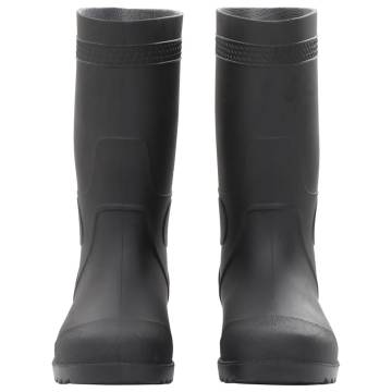 Rain Boots Black Size 38 PVC