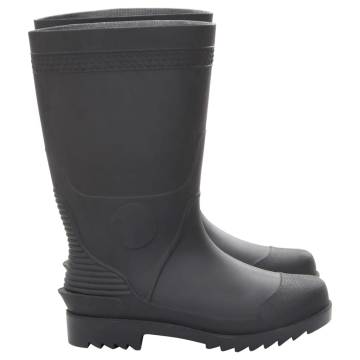 Rain Boots Black Size 38 PVC