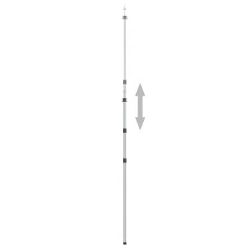 Telescopic Tarp Pole with Length of 102-260 cm Aluminum