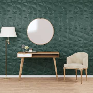 Wall Panels 48 pcs Green 50x50 cm XPS 12 m² Diamond