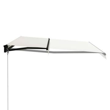 Manual Retractable Awning 400x300 cm Cream