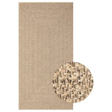 Rug 80x150 cm Jute Look Indoor and Outdoor