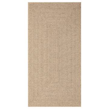 Rug 80x150 cm Jute Look Indoor and Outdoor