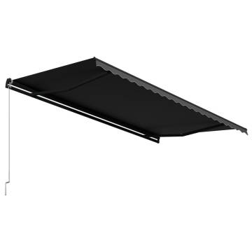 Manual Retractable Awning 500x300 cm Anthracite