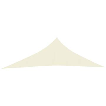 Sunshade Sail 160 g/m² Cream 3x4x5 m HDPE