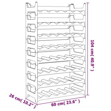 Wine Rack for 48 Bottles PP Stackable