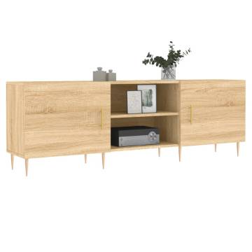 TV Cabinet Sonoma Oak 150x30x50 cm Engineered Wood