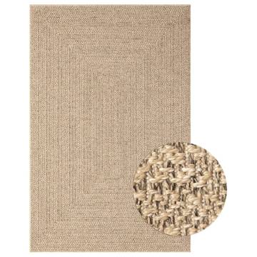 Rug 160x230 cm Jute Look Indoor and Outdoor