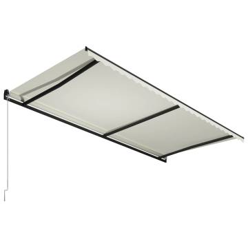 Manual Retractable Awning 600x300 cm Cream