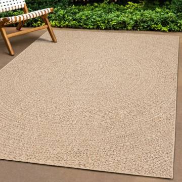 Rug 80x150 cm Jute Look Indoor and Outdoor