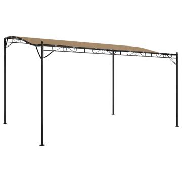 Canopy Taupe 4x3 m 180 g/m² Fabric and Steel