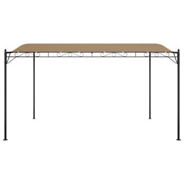 Canopy Taupe 4x3 m 180 g/m² Fabric and Steel