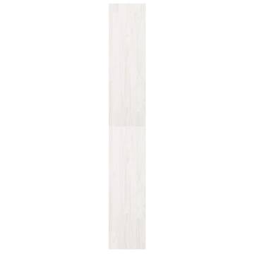 Book Cabinet/Room Divider White 40x30x199 cm Solid Pinewood