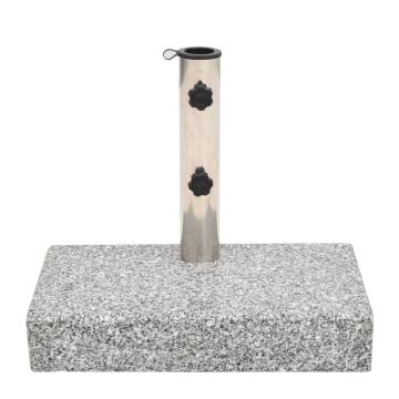 Parasol Base Granite Rectangular 25 kg