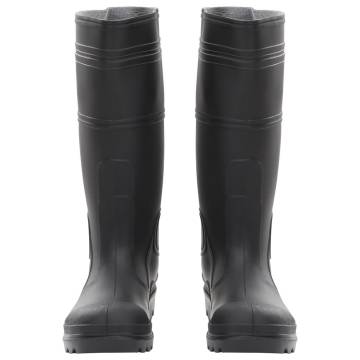 Rain Boots Black Size 39 PVC