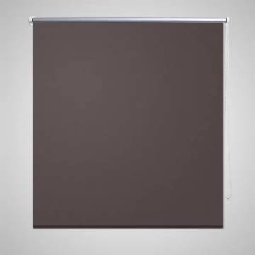 Roller Blind Blackout 140 x 230 cm Coffee