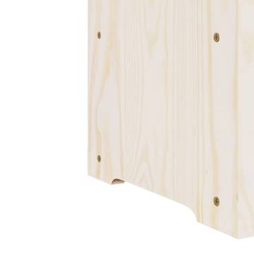 Wine Rack with Top Board 43x25x37 cm Solid Wood Pine