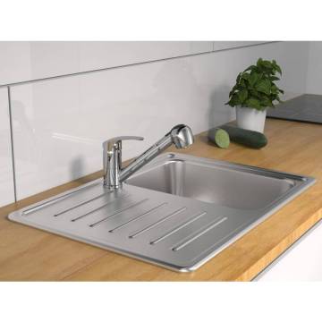 SCHÜTTE Sink Mixer with Pull-out Spray DIZIANI Chrome