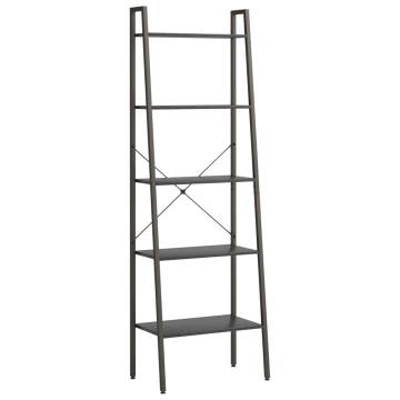 5-Tier Standing Shelf Black 56x35x174 cm