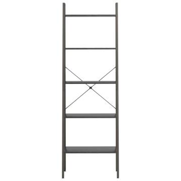 5-Tier Standing Shelf Black 56x35x174 cm