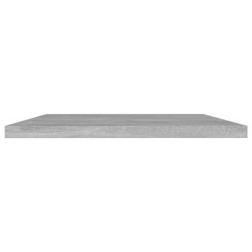 Bookshelf Boards 4 pcs Concrete Grey 100x30x1.5 cm Engineered Wood