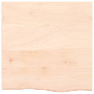 Bathroom Countertop 60x60x2 cm Untreated Solid Wood