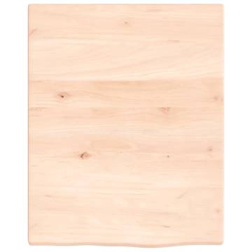 Bathroom Countertop 40x50x2 cm Untreated Solid Wood