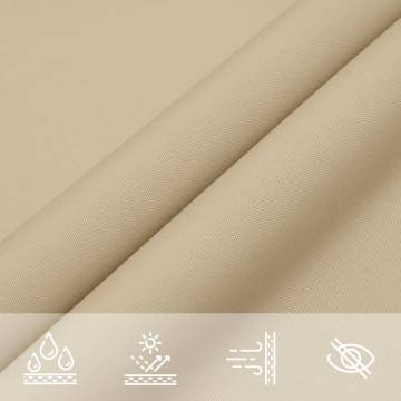 Sunshade Sail Oxford Fabric Triangular 3x3x3 m Beige