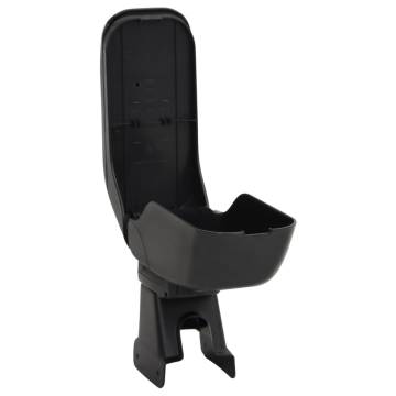 Car Armrest Black 13x31x(31-44) cm ABS