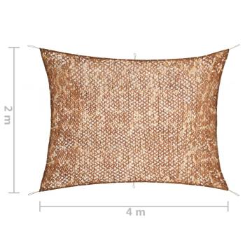 Camouflage Net with Storage Bag 2x4 m Beige