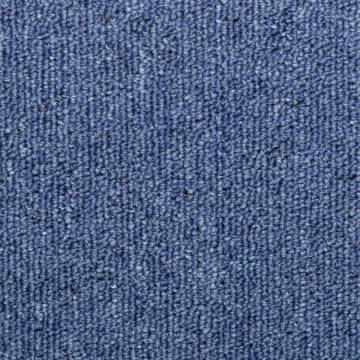 Carpet Stair Treads 15 pcs 65x21x4 cm Blue