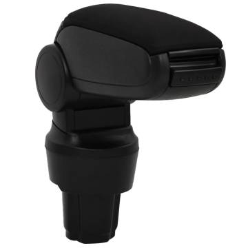 Car Armrest Black 13x33x(33-49) cm ABS