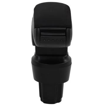 Car Armrest Black 13x33x(33-49) cm ABS