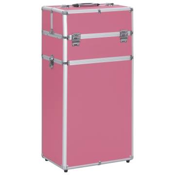 Make-up Trolley Aluminium Pink