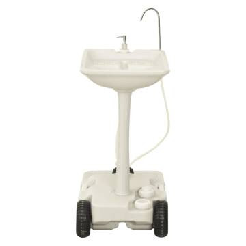 Portable Camping Toilet and Handwash Stand Set with Water Tank