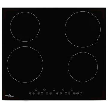 Ceramic Hob with 4 Burners Touch Control 6000 W