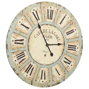 Wall Clock Multicolour 60 cm MDF