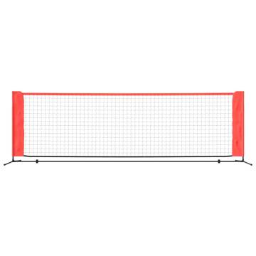 Tennis Net Black and Red 300x100x87 cm Polyester