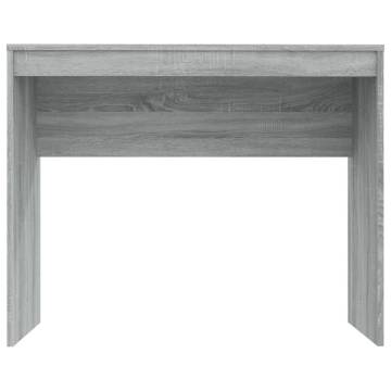 Desk Grey Sonoma 90x40x72 cm Engineered Wood