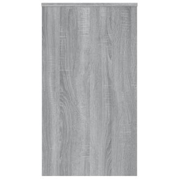 Desk Grey Sonoma 90x40x72 cm Engineered Wood