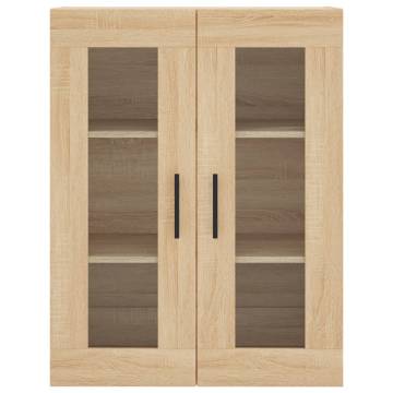 Wall Mounted Cabinets 2 pcs Sonoma Oak Engineered Wood