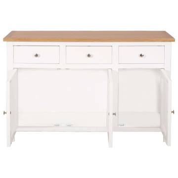 Sideboard 110x33.5x70 cm Solid Oak Wood