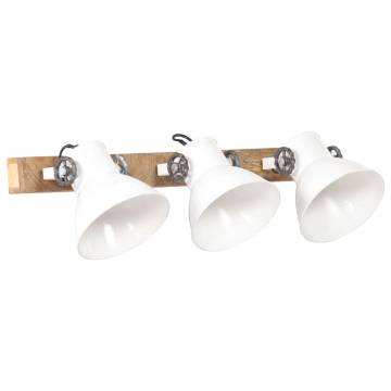 Industrial Wall Lamp White 65x25 cm E27